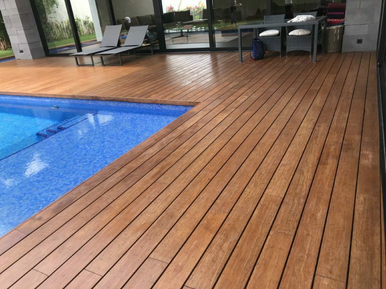Solid Bamboo Deck Oiled Outdoor Massif Ceylon Long 2747